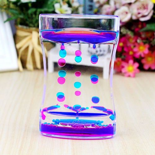 亚克力+液体产品名称:创意大号双色滴 油漏沙漏计时器礼品商品描述